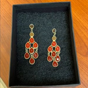 Shades of Red Chandelier earrings